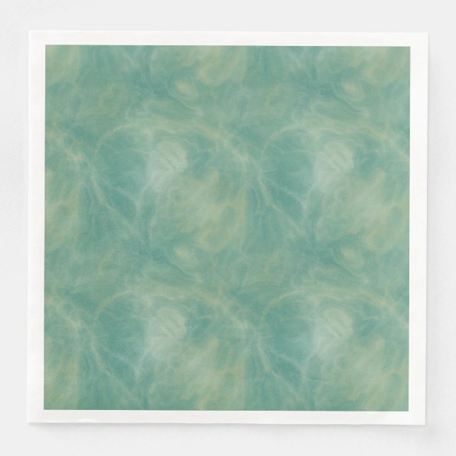 green marble abstract   napkin (Front)