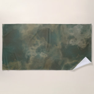 Green Marble  Beach Towel