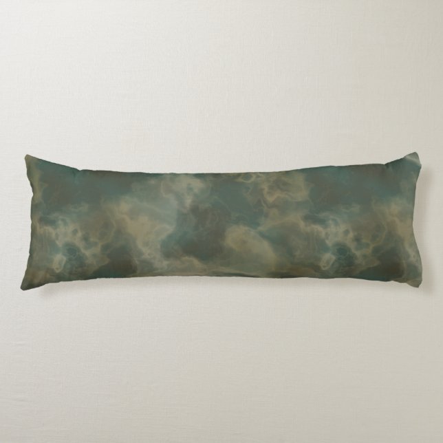 Green Marble Body Cushion (Front)