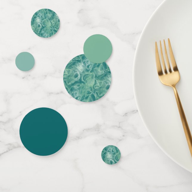 Green Marble  Confetti (Group)