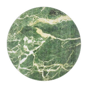 Green marble cutting board