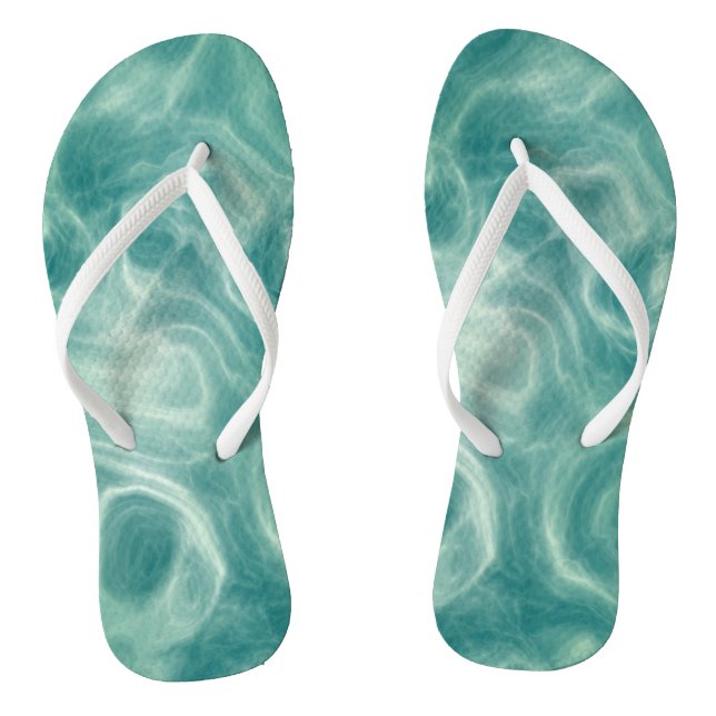Green Marble    Flip Flops (Footbed)