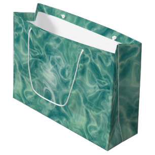 Green Marble Large Gift Bag