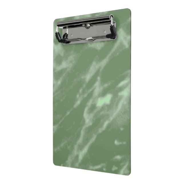 Green Marble Mini Clipboard (Angled2)