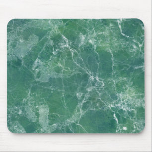 Green marble mouse mat