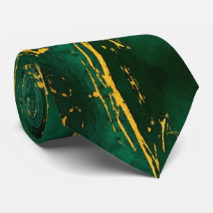 Green Marble  Neck Tie