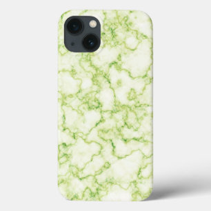 Green Marble Pattern iPhone 13 Case