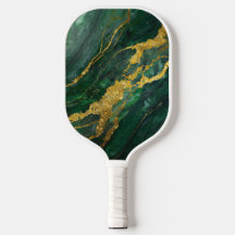 Green Marble Pattern with Gold