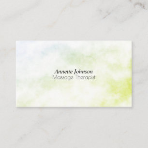 Green marble stone faux texture look business card