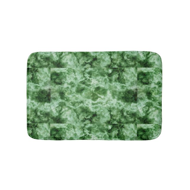 Green Marble Texture Bath Mat (Front)