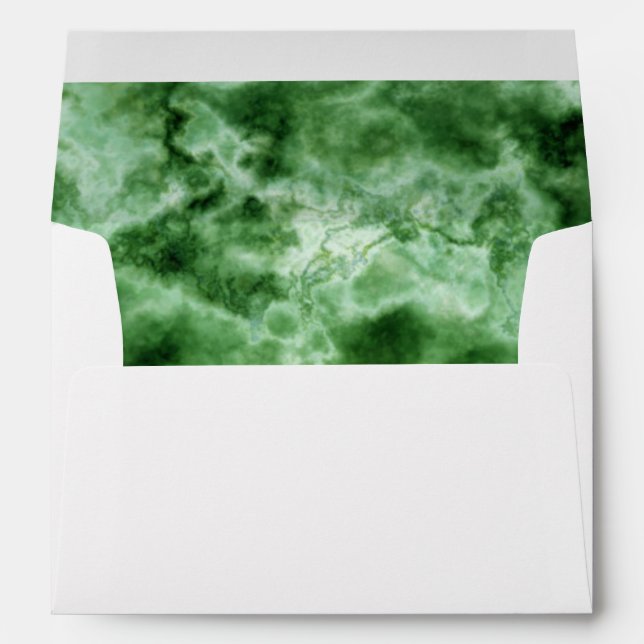 Green Marble Texture Envelopes (Back (Bottom))