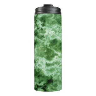 Green Marble Texture Thermal Tumbler