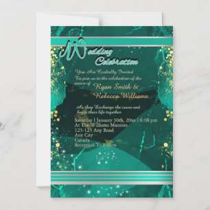 Green  Marble Thin Magnetic Card