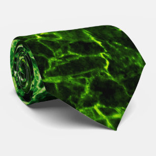 GREEN MARBLE TIE