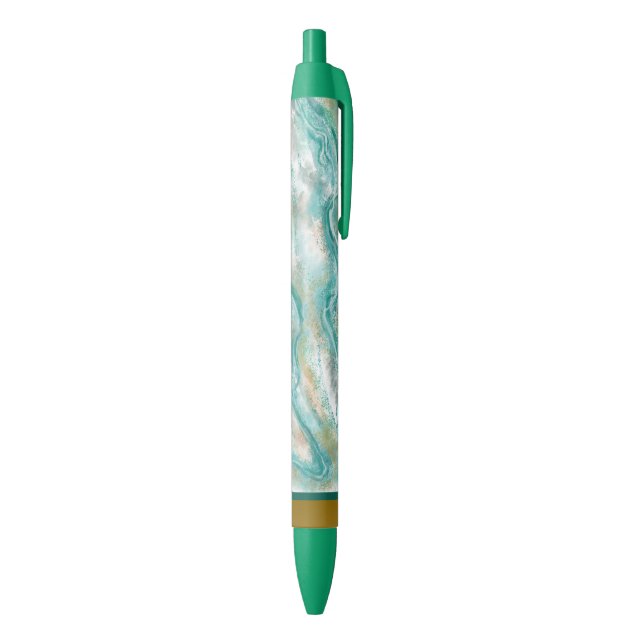 Green Marble Writing Pens Gift (Bottom (Vertical))