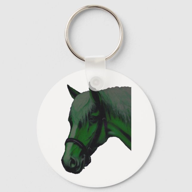 green mare key ring (Front)