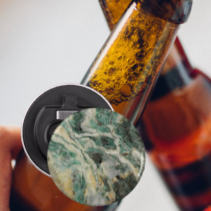 Green Mariposite Mineral Stone Pattern Bottle Opener
