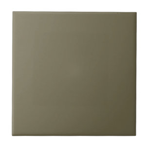 Green Martini Olive Solid Colour Print, Neutral Tile