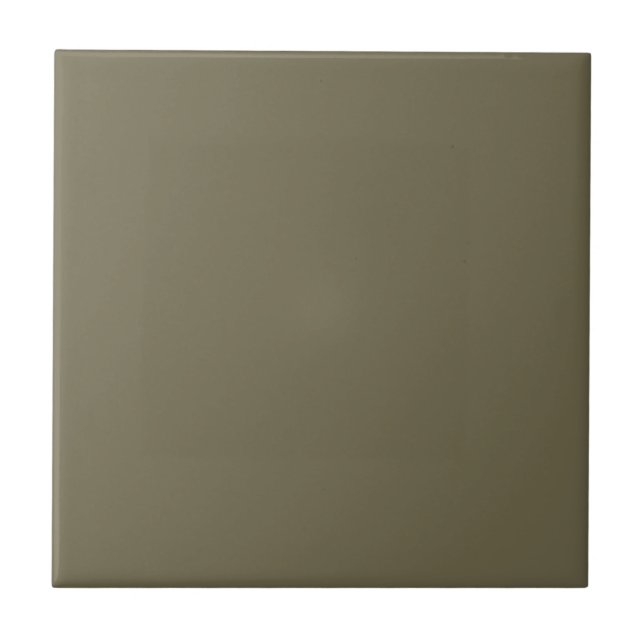 Green Martini Olive Solid Colour Print, Neutral Tile (Front)