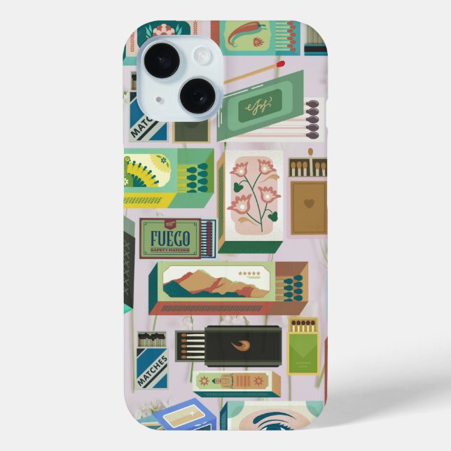 Green Matchbox Phone Case (Back)