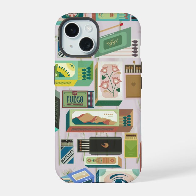Green Matchbox Phone Case (Back)