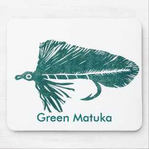 "Green Matuka" Classic Trout Fly Mousepad