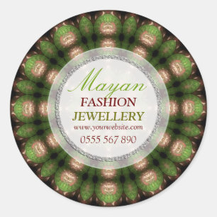 Green Mayan Fashion Jewellery Product Sticker