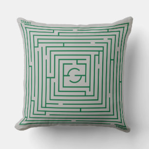 Green Maze Cushion