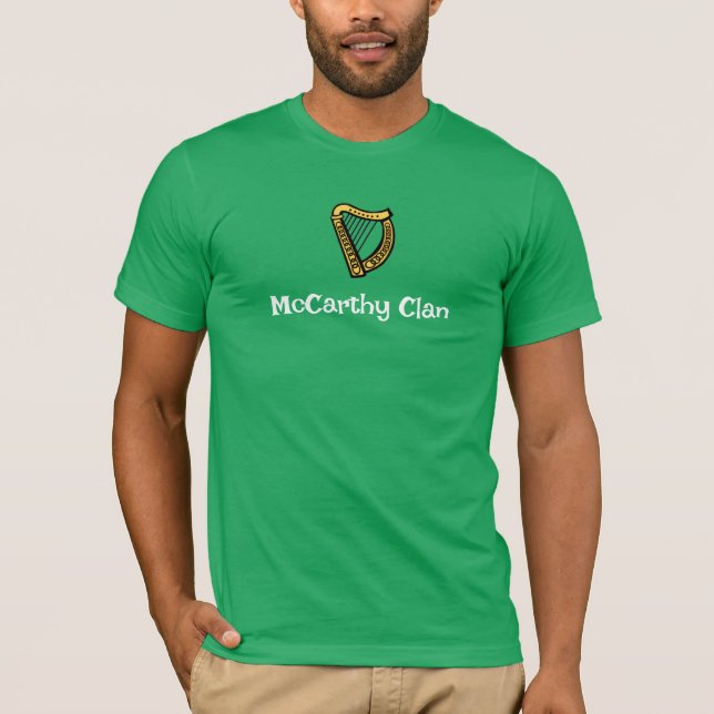 Green McCarthy Clan tee (Front)