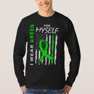 Green Me Myself Kidney Disease Cerebral Palsy Awar T-Shirt
