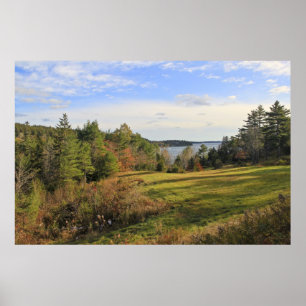 Green Meadow Views Poster