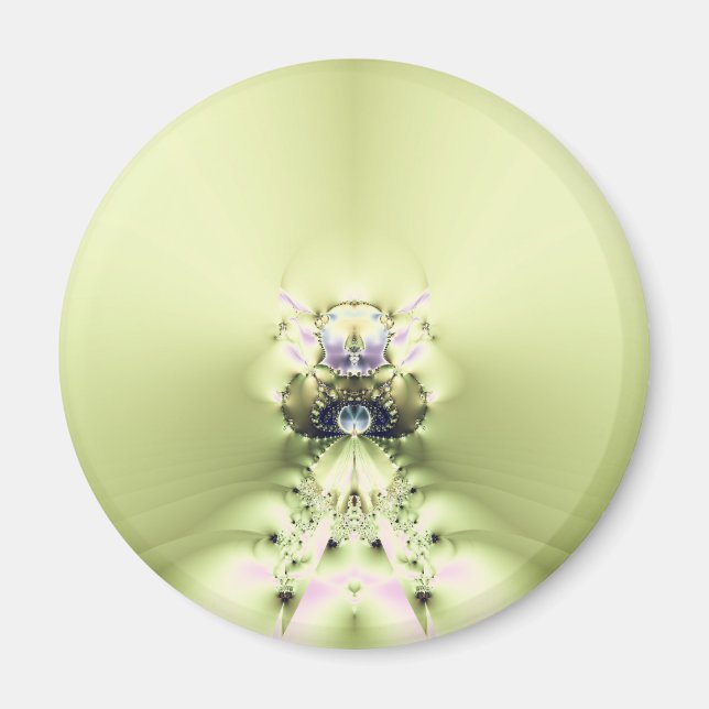 Green Meditation Magnet (Front)