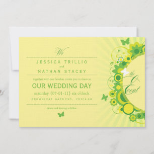 Green Medley 5x7 Invitations