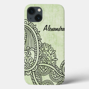 Green Mehndi Motif iPad Air Case