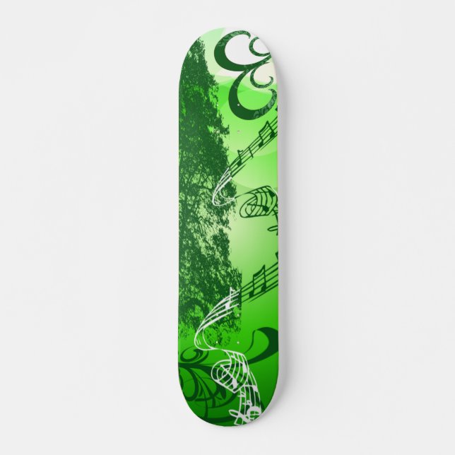 Green Melody Skateboard (Front)