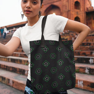 Green Memphis Tote Bag