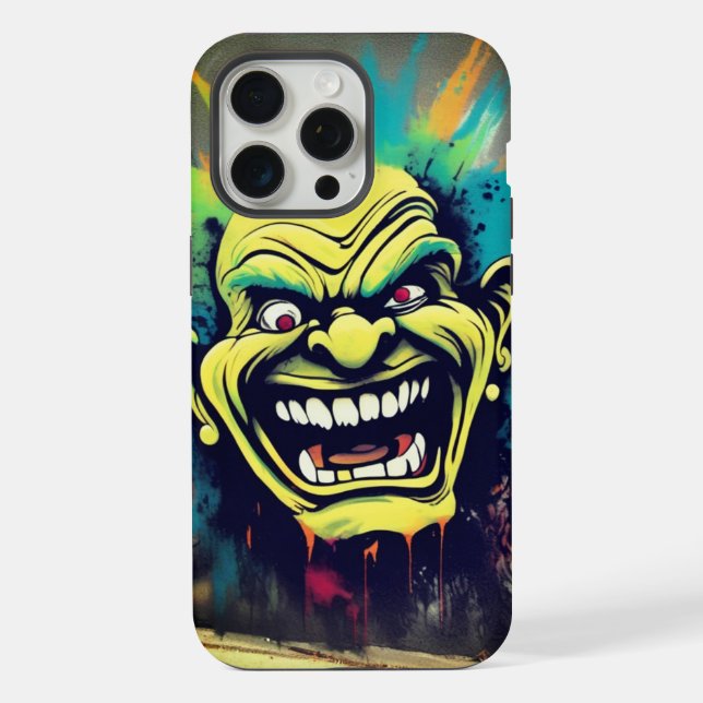 Green Menace Graffiti iPhone Case (Back)