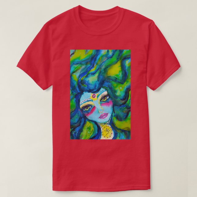 Green Mermaid 6 T-Shirt (Design Front)