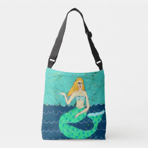 Green Mermaid Beach Bag