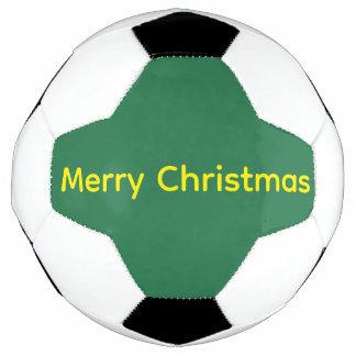Green Merry Christmas Football