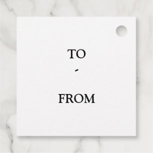 GREEN MERRY CHRISTMAS SIMPLE FAVOR TAGS