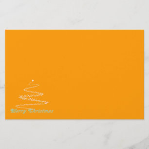 Green Merry Christmas Stationery