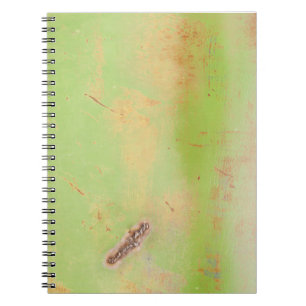Green Metal Weld Grunge Photograph Notebook
