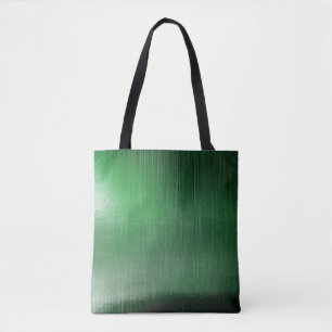 Green Metalline Sheen Tote Bag