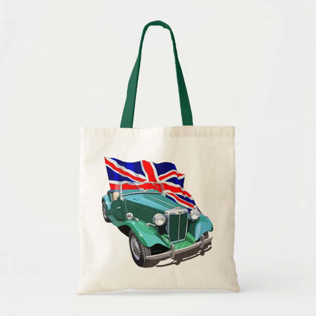 Green MG-TD Tote Bag (Front)