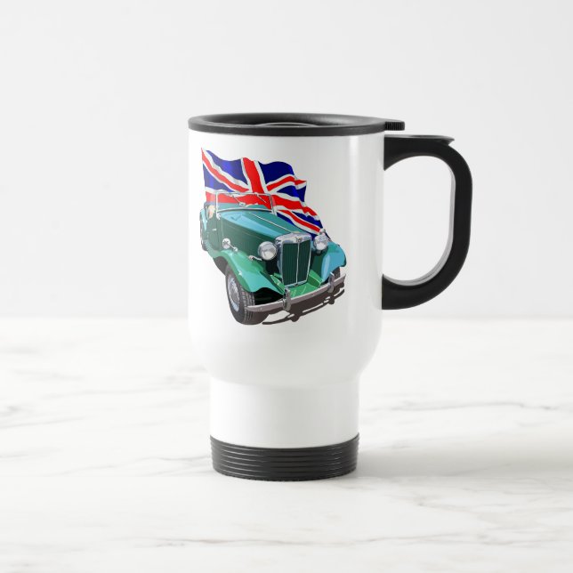 Green MG-TD Travel Mug (Right)
