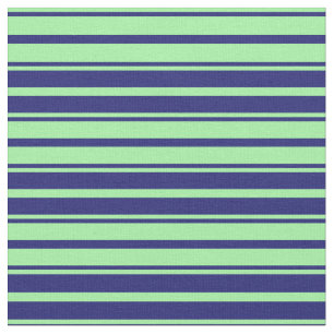 Green & Midnight Blue Pattern Fabric