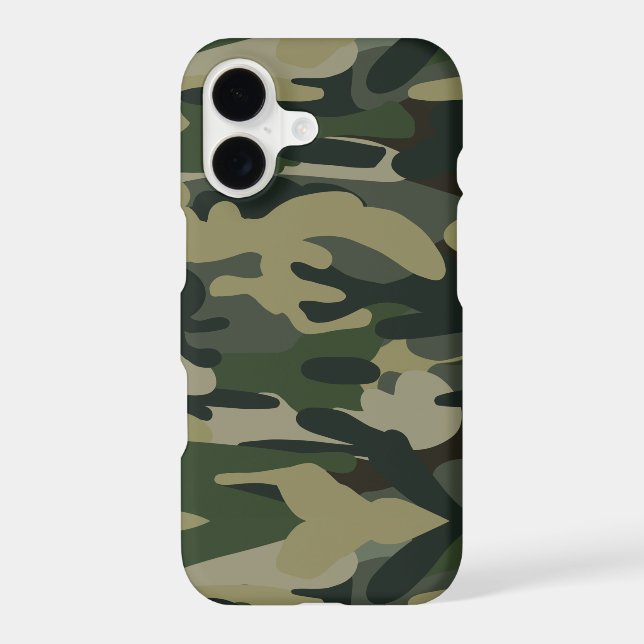 Green Military Camouflage Pattern (Back)