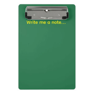 Green Mini Clipboard
