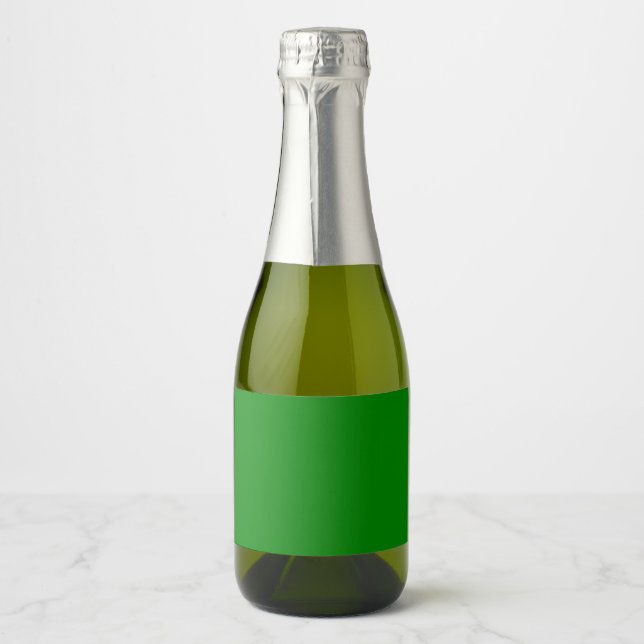 Green Mini Sparkling Wine Label (Front)